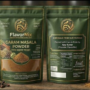 flavornix royal garam masala – premium handcrafted spice blend (250g)