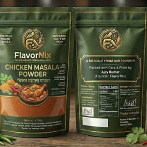 flavornix ultra premium chicken masala – authentic indian export grade (250g)